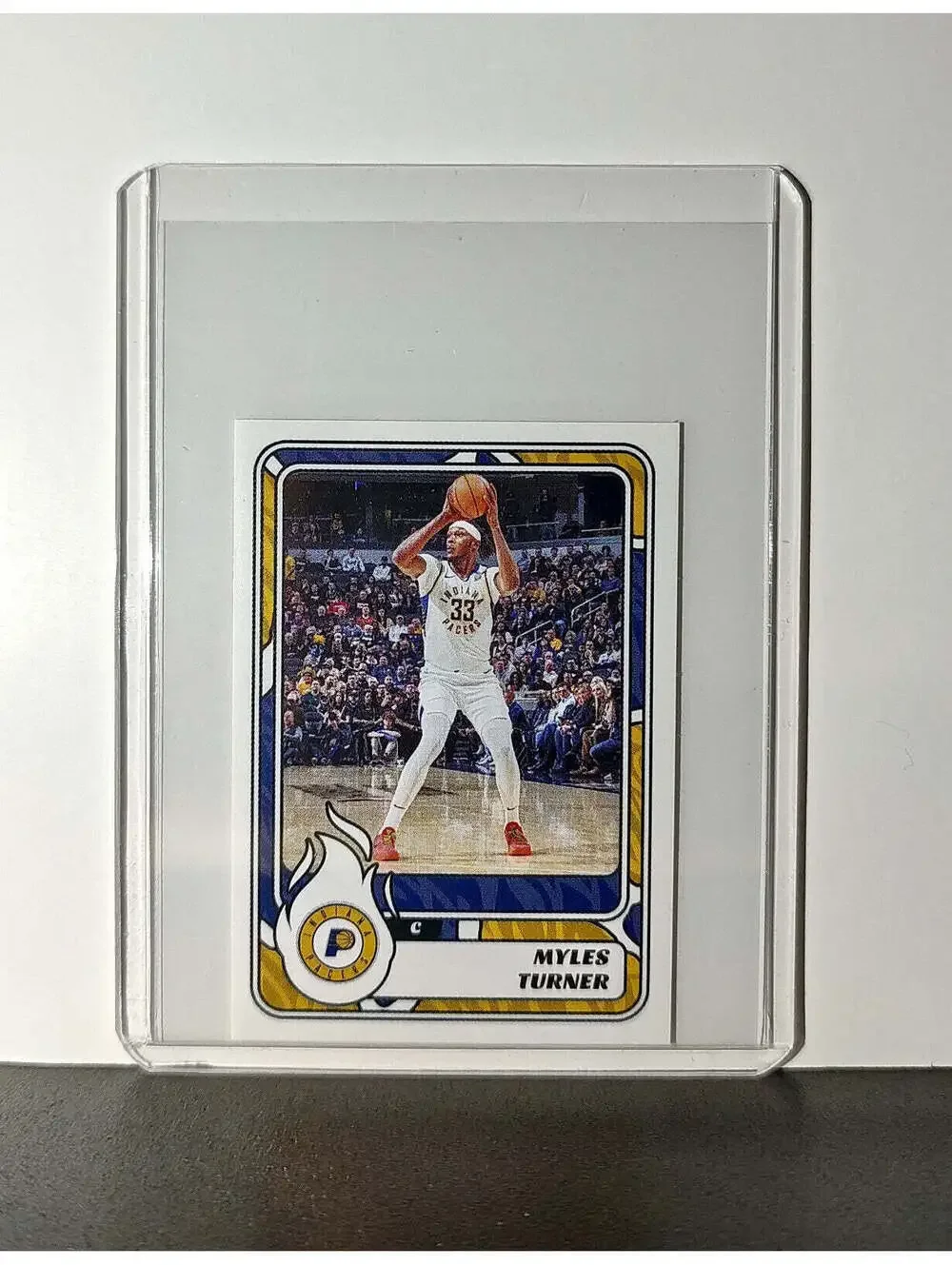 Myles Turner 2024-25 Panini NBA #191 Sticker Card Indiana Pacers